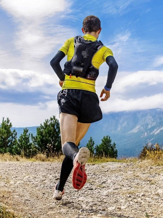Coureur en trail - jambes lourdes